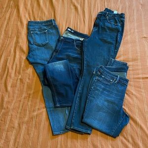 Four pairs of womens size 20 jeans, Good American, Jessica Simpson & Old Navy